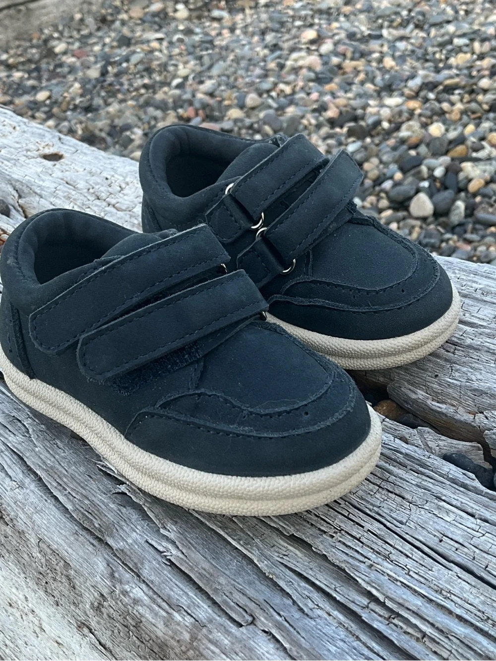 Donsje Baby Murron Velcro Sneakers Blue Nubuck Leather in box Sz 4 EU 20 $109